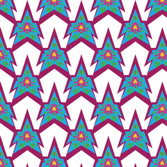 Geometric Festive Pattern Trees