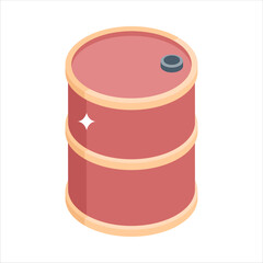 Industrial oil drum showing traditional energy and pollution issues.