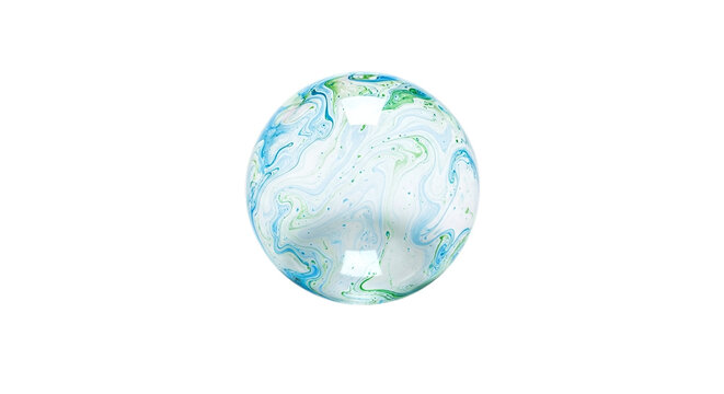A captivating marble earth globe, , showcasing the beauty of our planet with swirling blues and greens in a mesmerizing design
