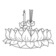 vector illustration of a flower