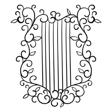 gusli string pattern ornamental pattern