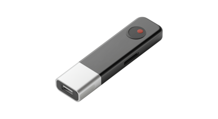 realistic streaming media stick hdmi tv smart remote dongle isolated on transparent background, png