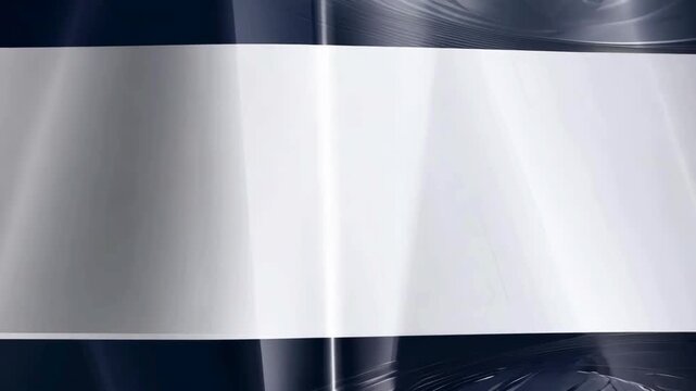 Elegant silver chrome metallic banner with copy space. Abstract clean horizontal metal strip background for news, corporate titles, or lower thirds.