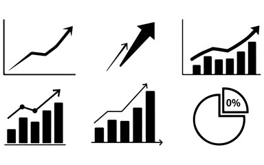 Business Growth Charts and Graphs Showing Upward Trends and Data Analysis