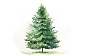 Fototapeta premium A christmas tree plant pine fir.