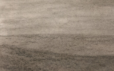 Fototapeta premium Abstract landscape type, soft graphic materials. Drawing abstract illustration, brown sanguine and artistic sauce background for design. Soft material.