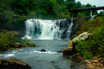 Explore the beauty of waterfalls at Little River Canyon near Fort Payne Alabama