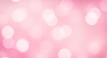 Soft Abstract Pink Bokeh Light Effect Background Illustration for Romantic Design