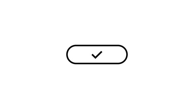 Web Form Submit Button Animation Showing Successful Document Submission