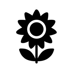 A cheerful flower-shaped icon representing joy, creativity, and positive expression. Suitable for playful branding, children’s content, lifestyle graphics, and friendly visual themes.