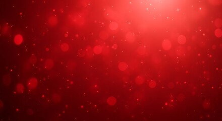 Elegant Soft Red Bokeh Sparkling Light Effect Background for Christmas