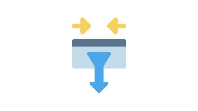 Data flow with two directional input and single output