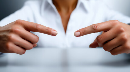 Hands demonstrate connection and focus during a focused discussion