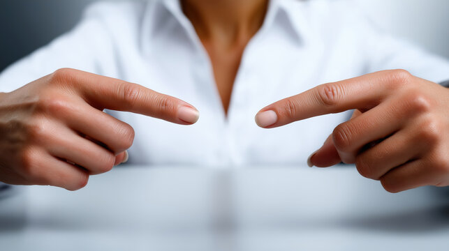 Hands demonstrate connection and focus during a focused discussion - Powered by Adobe