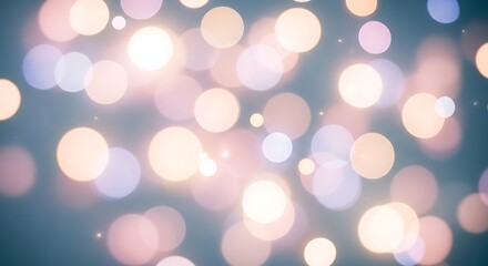 Soft Focus Bokeh Light Effect Abstract Blur Background Illustration