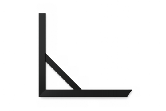 Black mourning ribbon creating a frame corner, symbolizing grief, funeral, memorial and sympathy on transparent background - Powered by Adobe