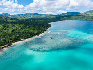 Playa Rinc&oacute;n , Dominican Republic, Samana. Beach Drone photo	