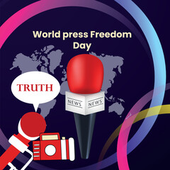 World Press Freedom Day Concept Vector Illustration