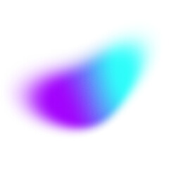 A smooth purple and blue gradient aesthetic abstract element blurred with a noise texture