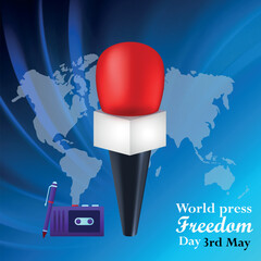 World Press Freedom Day Concept Vector Illustration