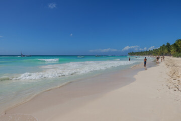 Saona island in Dominican Republic. paradise beach