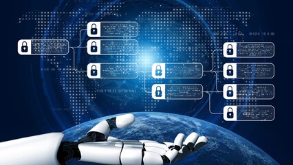 AI enhances blockchain systems by securing encrypted data chains, verifying transactions, and optimizing decentralized network integrity and smart contract execution Marrow