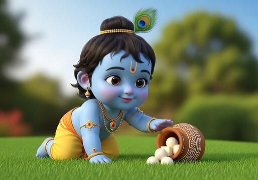 Cute  Little Lord Krishna