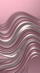 Delicate rose gold abstract background featuring smooth flowing lines