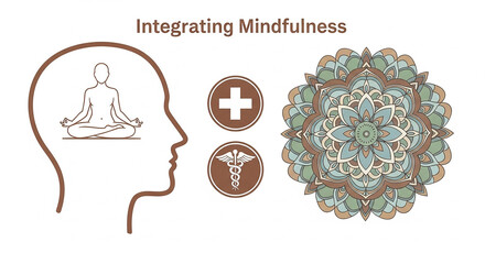 Integrating mindfulness with meditation, healing, and wellness