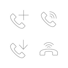 Add Incoming Signal Arrow Call Line Set