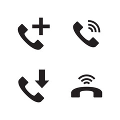 Add Incoming Signal Arrow Call Solid Set