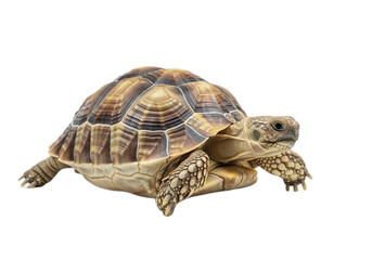 Obraz premium Tortoise with white background