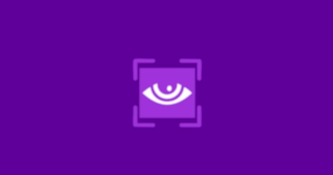 Camera eye  scanner vector