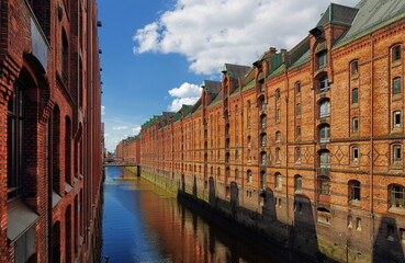 In der Hamburger Speicherstadt