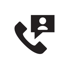 Profile User Chat Phone Solid Icon