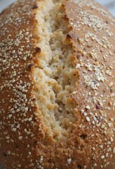 bread with sesame seeds