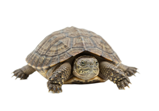 Tortoise with white background