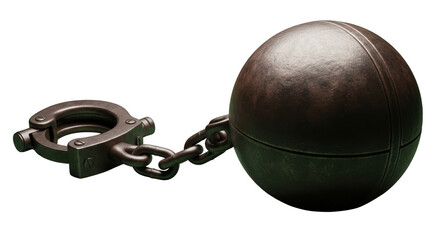 Old ball and chain