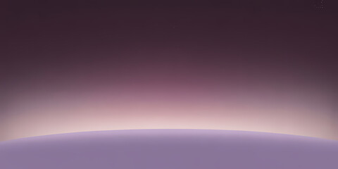 Serene twilight sky transitions from deep purple to soft pink over a gentle lavender horizon, evoking tranquility and peace.