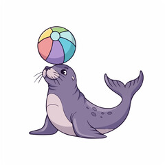 Seal Balancing Ball on Nose