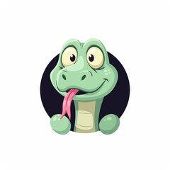 Snake Peeking from Hole with Curious Eyes