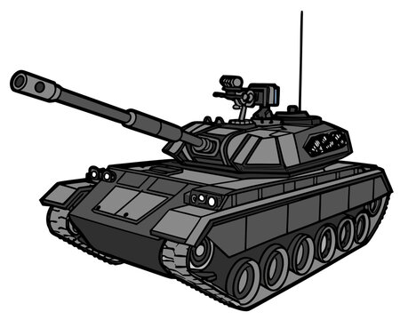 Isometric vector of a fire rescue robot in black designed for firefighting and scouting services, focusing on safety.