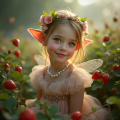 cute little strawberry fairy