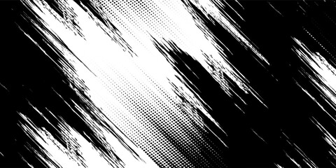 Tire tracks background for rally, drift, motocross, off-road and other auto and motorsport. Black tire marks on a white background with a worn effect and splashes of dirt. Vector isolated texture © putra