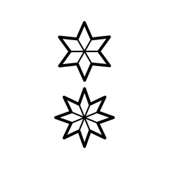  flower icon illustration icon set vector