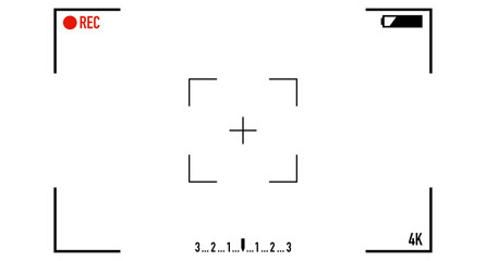 Digital camera frame 4k recording 