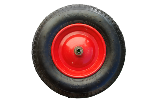 Small wheel isolated on transparent background