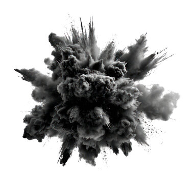 PNG Abstract black in explotion composition explosion dramatic.