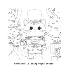 Christmas coloring page 2025