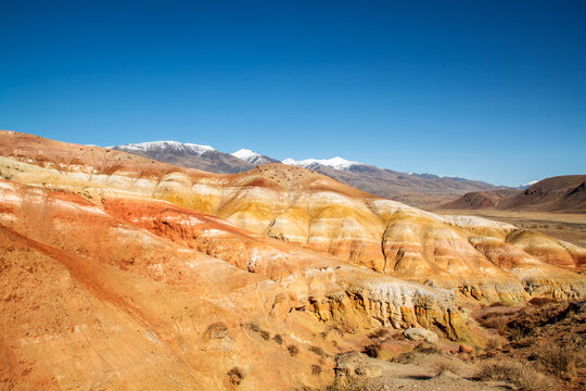 Nature, landscapes of the Altai Mountains. Chagan-Uzun. Mars. Russia.